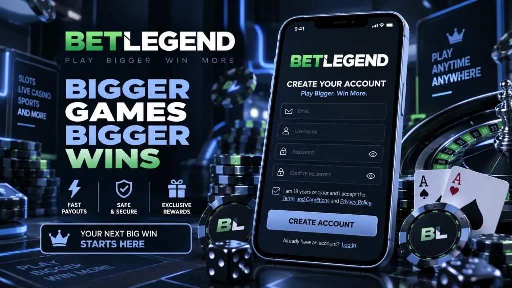betlegend login